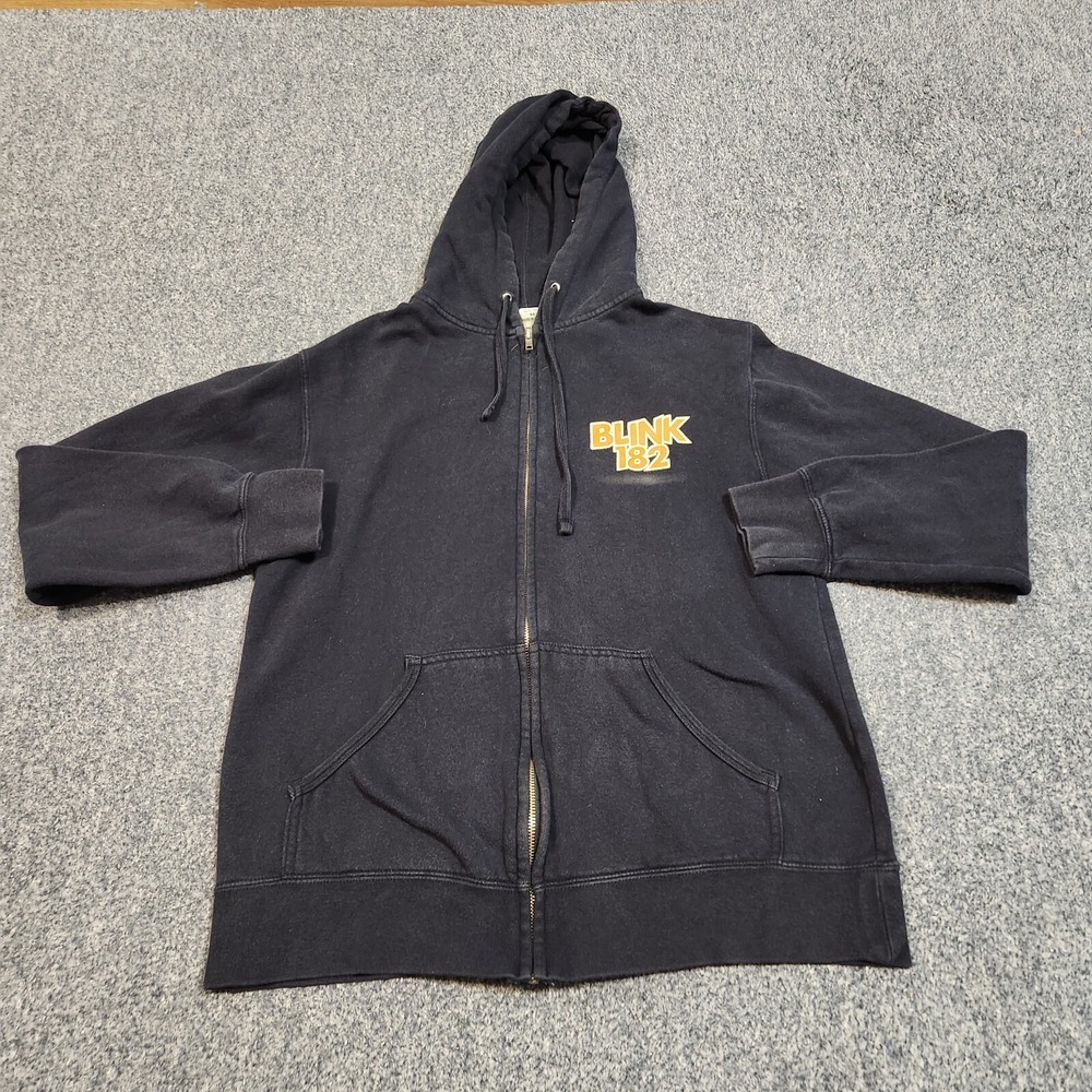 Vintage Blink 182 Y2k Hoodie Size Small Fullzip